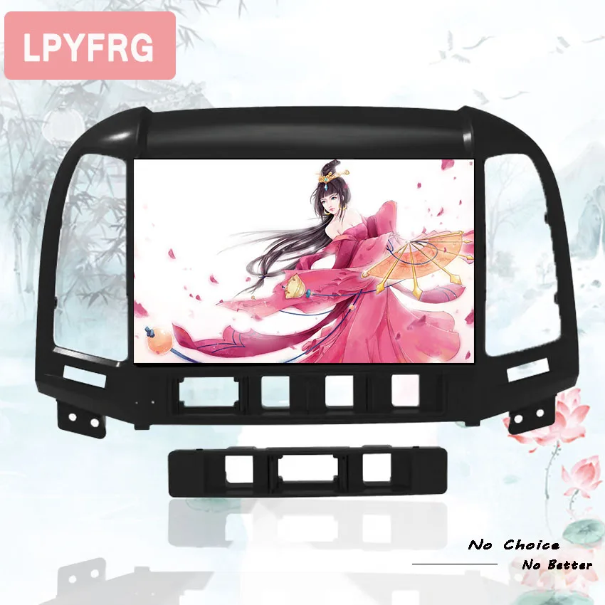 Sale 2G RAM Android 9.0 car DVD player Bluetooth gps fit for Hyundai SANTA FE 2008-2012 santafe radio Head unit BT navi Tape Recorder 1