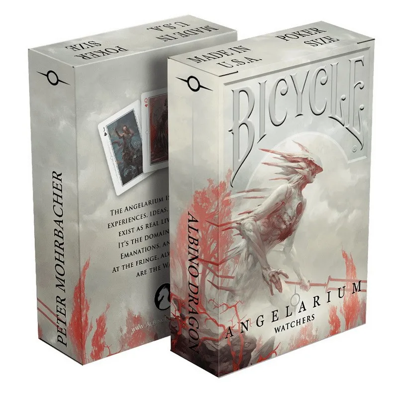 

1 Deck Angelarium Trilogy Bicycle Playing Cards Poker Size Deck USPCC Custom Limited Magic Props