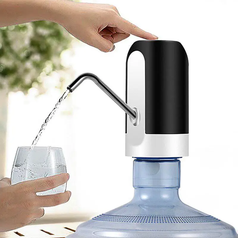 

Automatic Water Pump For Bottle USB Charging Double Motor Electric Bottle Drinking Water Pump Dispenser Hand Pump Bottled Water
