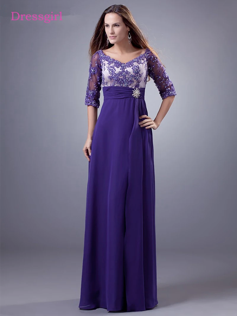 Royal Blue 2019 Moeder Van De Bruid Jurken A-lijn Halve Mouwen Chiffon Lace Kralen Lange Elegante Bruidegom Moeder Jurken Wedding Royal Blue 2019 Moeder Van De Bruid Jurken A-lijn Halve Mouwen Chiffon Lace Kralen Lange Elegante Bruidegom Moeder Jurken Wedding