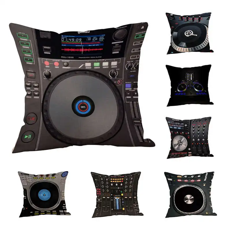 

Pillow Cover Home Sofa Bed DJ MUSIC Family Pillow Bedroom Comfortable Throw Pillow Cushion Decorative Vintage Cotton 19jan29