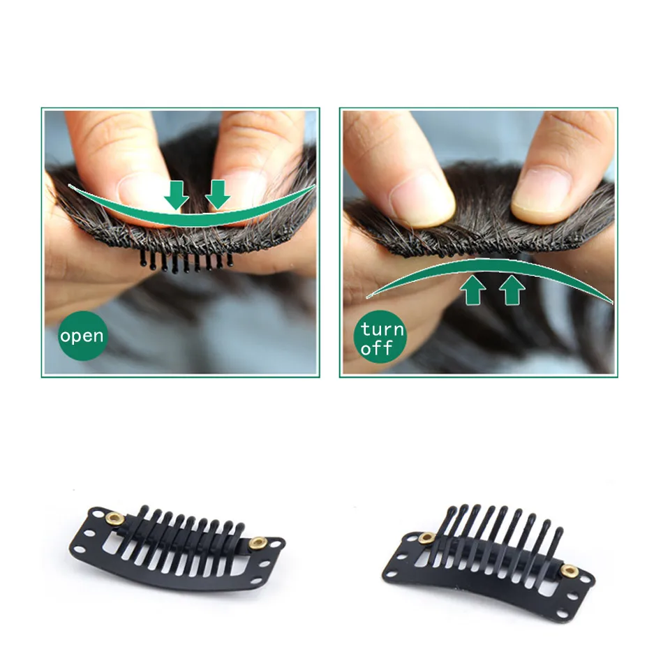 JINKAILI WIG Bangs Invisible Synthetic Heat Resistant Sea Head ReplacementWig Female Short Fake Hair Bangs Women Hair Pieces