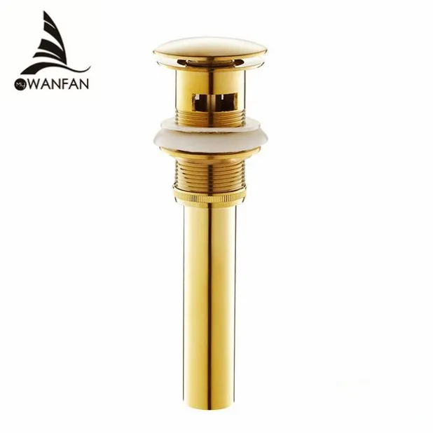 Free shipping Solid Brass Bathroom Lavatory Sink Pop Up Drain With Gold Finish bathroom parts faucet accessories HJ-0618K Free shipping Solid Brass Bathroom Lavatory Sink Pop Up Drain With Gold Finish bathroom parts faucet accessories HJ-0618K
