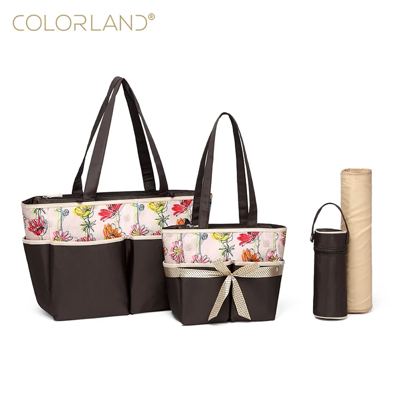 

Colorland Diaper changing tote Bag Handbag for moms Multifunction Diaper Bag Baby Mother Maternity Bag Organizer Nappy Diapers