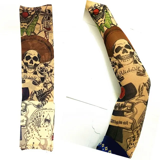 1Pcs Hot Styles Mix Nylon Stretchy Temporary Tattoo Sleeves Fashion Arm Stockings 1Pcs Hot Styles Mix Nylon Stretchy Temporary Tattoo Sleeves Fashion Arm Stockings