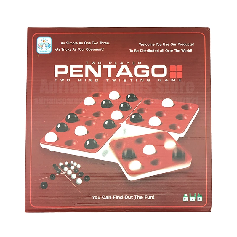 Pentago Шахматная настольная игра Gobang для семьи/паба Бесплатные Gomoku европейские