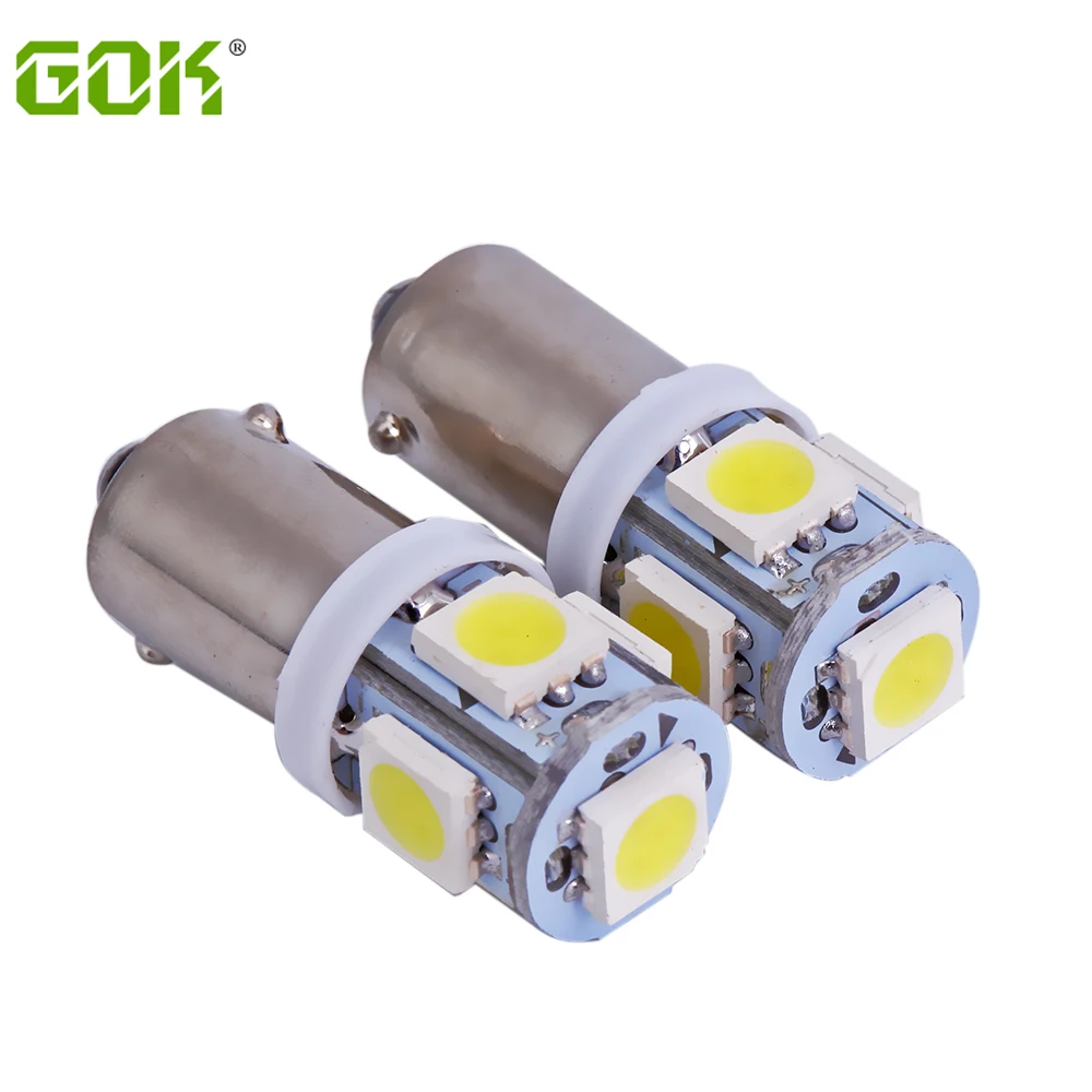 100 шт. лампочка для салона автомобиля Клин светодиодный лампы T10 W5W BA9S 5SMD 5050