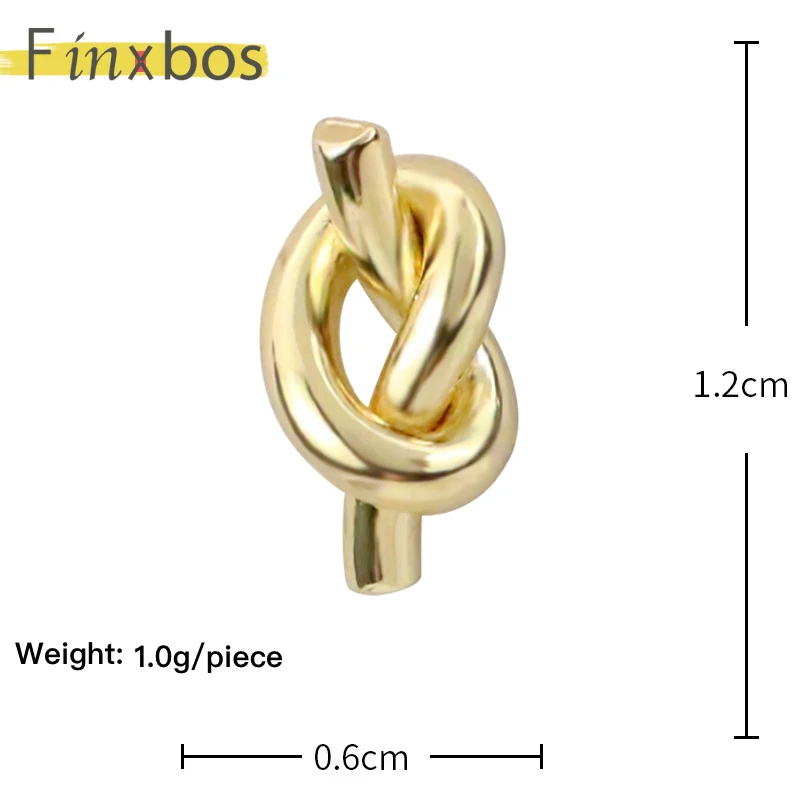 Finxbos медные узелковые минималистичные креативные модные дикие