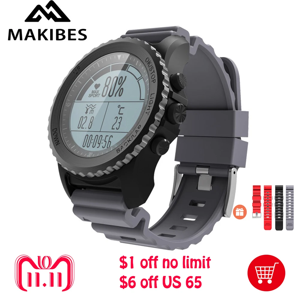 Original Makibes G07 IP68 Water resistent GPS Smart Sport Watch Bluetooth Health Tracker Smart Watch Dynamic Heart Rate monitor Original Makibes G07 IP68 Water resistent GPS Smart Sport Watch Bluetooth Health Tracker Smart Watch Dynamic Heart Rate monitor