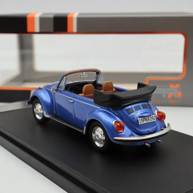 Премиум X 1:43 VOLKSWAGEN SUPER BEETLE 1973 Кабриолет синий металлик PRD531 литья под давлением модели автомобилей Ограниченная серия Коллекция