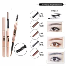 KKW карандаш для бровей, стойкий, водостойкий, двойная головка, для бровей, 5 цветов, для бровей, ТИНТ с кистью, макияж,, maquiagem pro