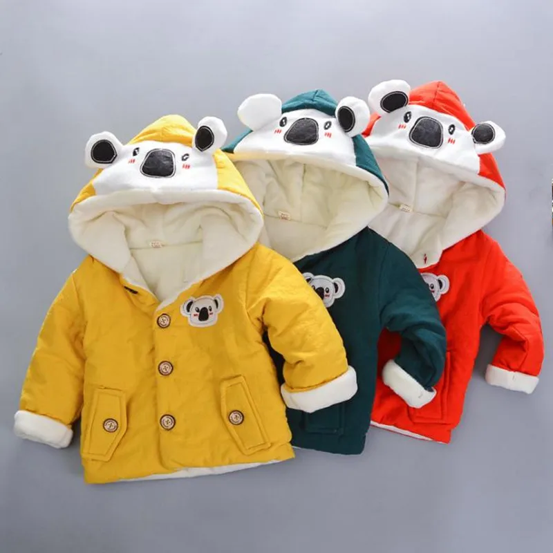 

New born Coats Cotton Jacket for Infant Warm Hooded Infant Winter Coat