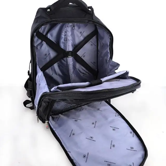 Горячая Распродажа армии сумка для ноутбука рюкзак мужчины прокатки багажную тележку дорожная сумка
