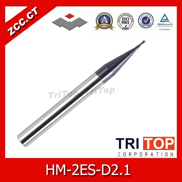 

ZCC.CT HM/HMX-2ES-D2.1 wholesale high quality TiAIN coated tungsten solid carbide end mills