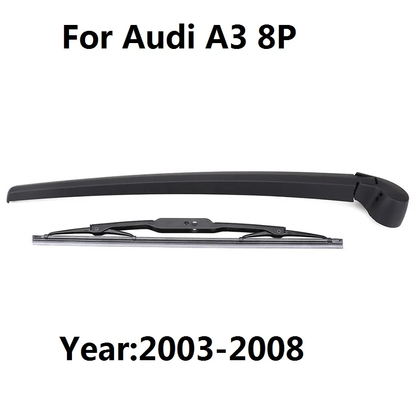 Rear Wiper Arm with Blade Set for Audi A3 8P 2003 2008 OEM8E9955407C