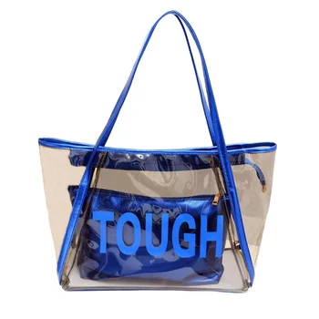 

Fashion Beach Jelly Crystal Style Totes Transparent Leisure Bag Summer Handbags Girls Travel Shoulder Bag New