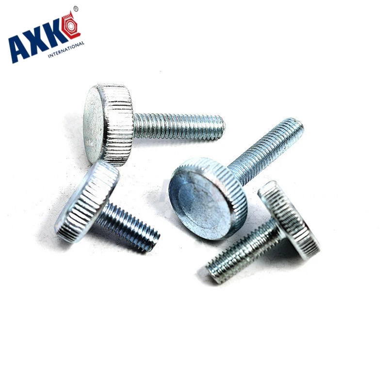 Computer PC Case Aluminum Alloy Knurled Thumb Screws M3x7mm 4pcs