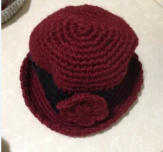 BomHCS, осенне-зимняя шапка в цветочек, прыщи,, ручная работа, вязаная шапка, уличная, Beanies115 - Цвет: 4