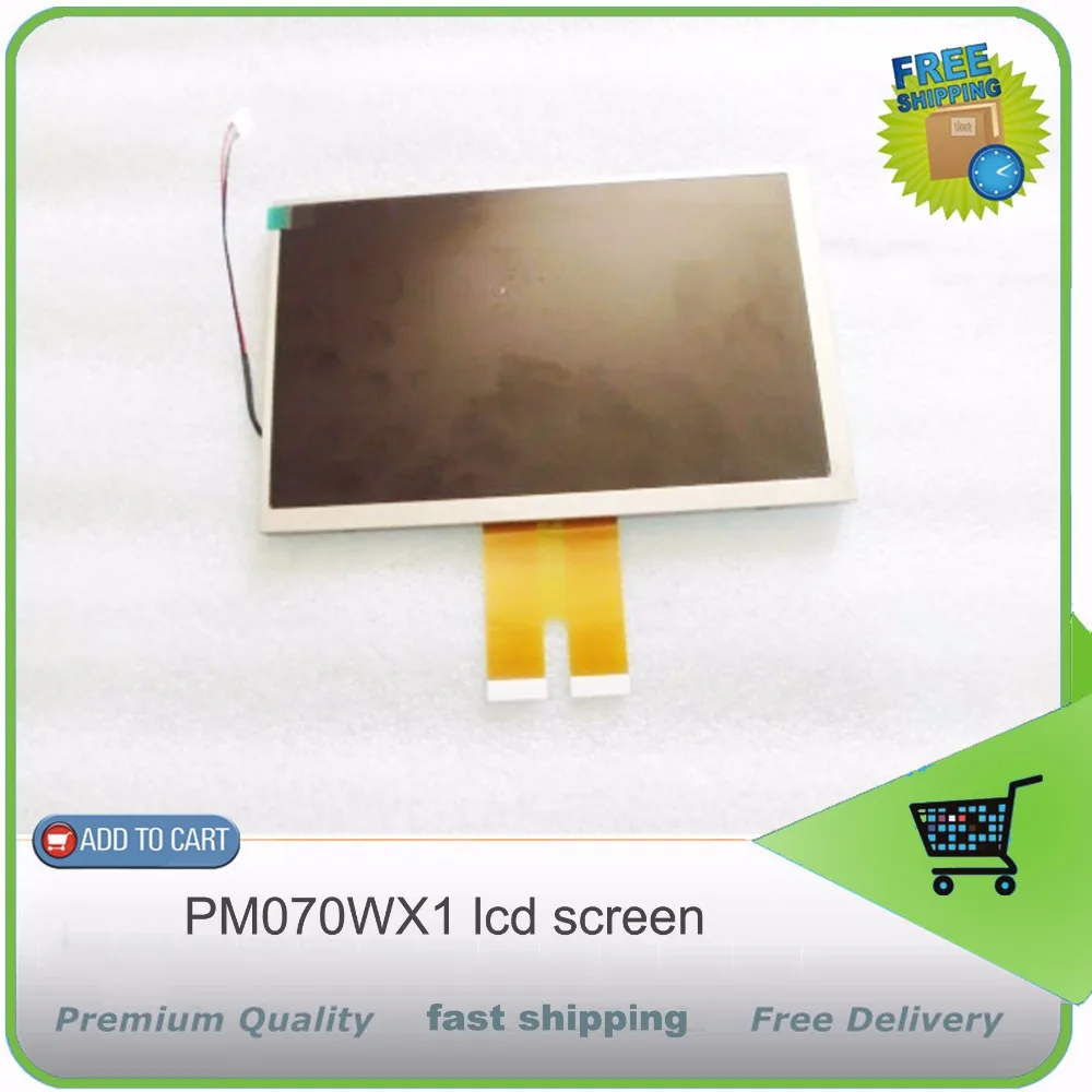 

Original 7.0" TFT LCD Display Panel PM070WX6 (LF) PM070WX1 PM070WX2 PM070WX5 LCD Screen For Car GPS/DVD Navigation
