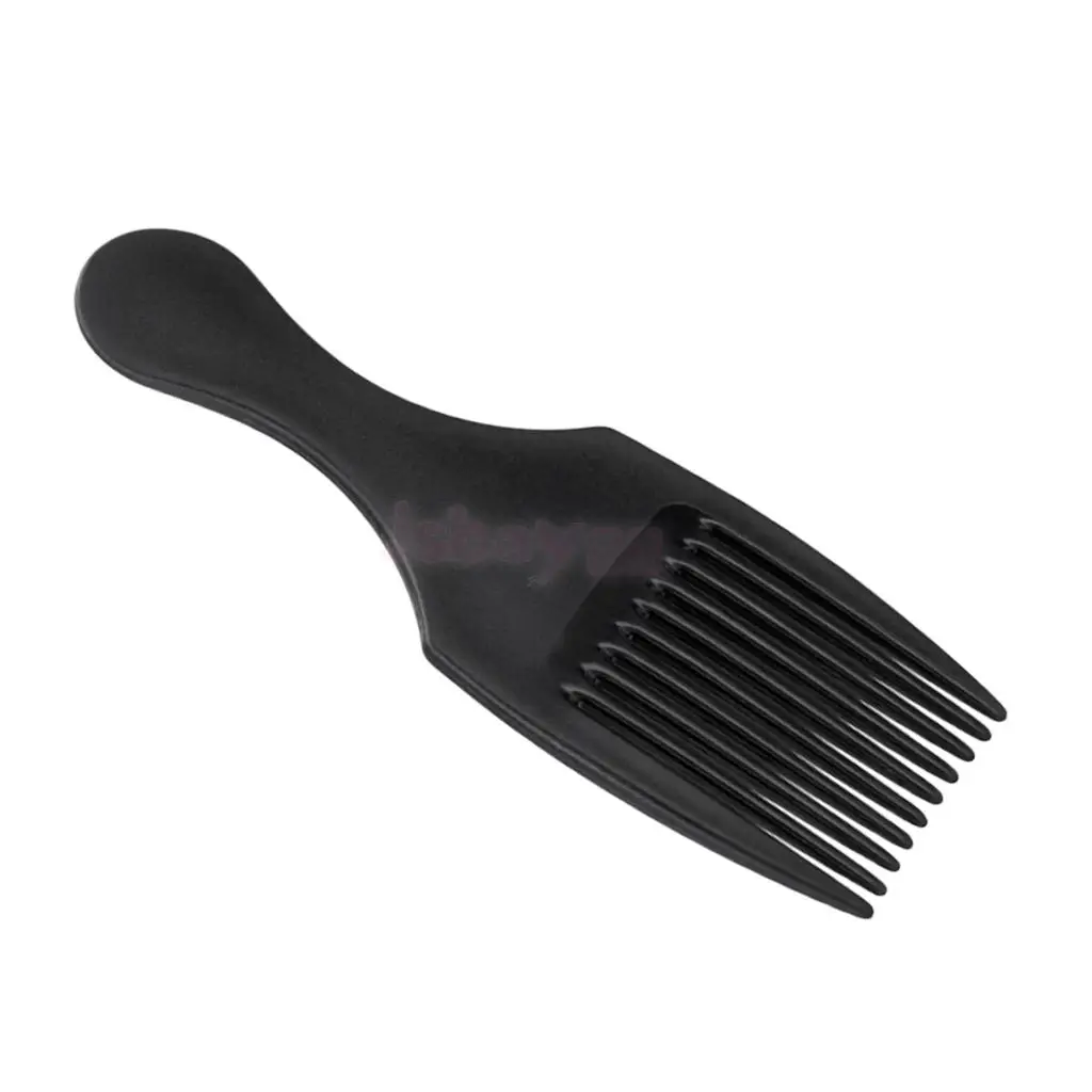 Handheld Afro Hair Pick Lift Comb Long Wide Tooth Curly Hair Comb Men's Oily Hair