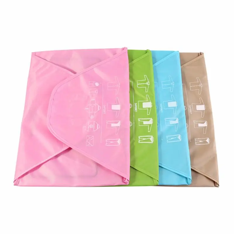 Portable Garment Folder Anti wrinkle Travel Organizer Bag Packing