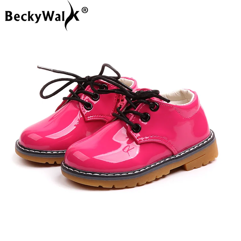 BeckyWalk Round Toe Lace up Kids Sneakers Girl Casual BeckyWalk Round Toe Lace up Kids Sneakers Girl Casual