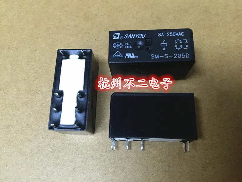 5PCS HF115F-A//115-2ZS4AF Power Relay 8A 250VAC 8 Pins 116