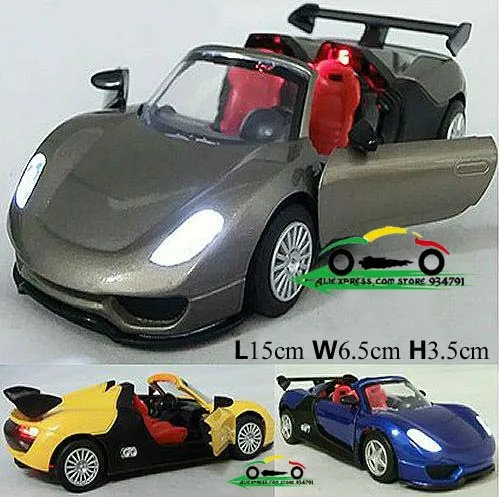 free shipping super cabriolet roadster pull back acousto optic mini