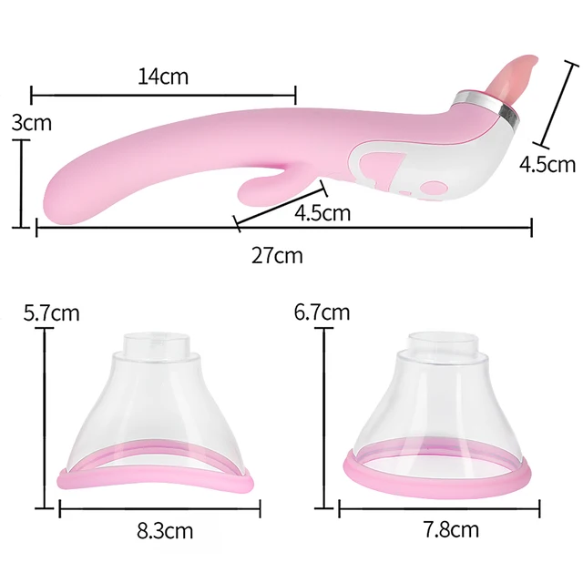 Tongue Dildo Vibrator For Women Heating Nipple Sucker Tight Oral Licking Clitoris Stimulate Masturbate Erotic