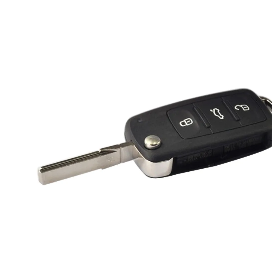 

New 3 Button Remote Flip Key 434MHz 5K0 837 202 AD CAN Chip Inside For V