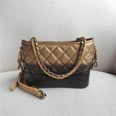 

free shipping Star with small sweet wind gradients stray BaoLing chain bag leather shoulder inclined shoulder bag