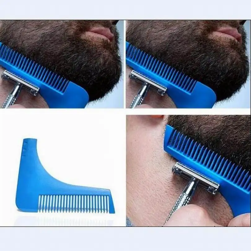 US $186.50 Fast ship way creative beard template comb beard shaper as beard styling comb for facial hair beard shaping tool AS SEEN ON TV