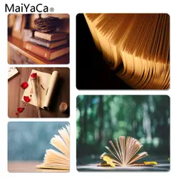 Maiyaca свой собственный коврики книга DIY Дизайн узор игровой коврик Размеры для 18x22 см 25x29 см резиновая для мышей