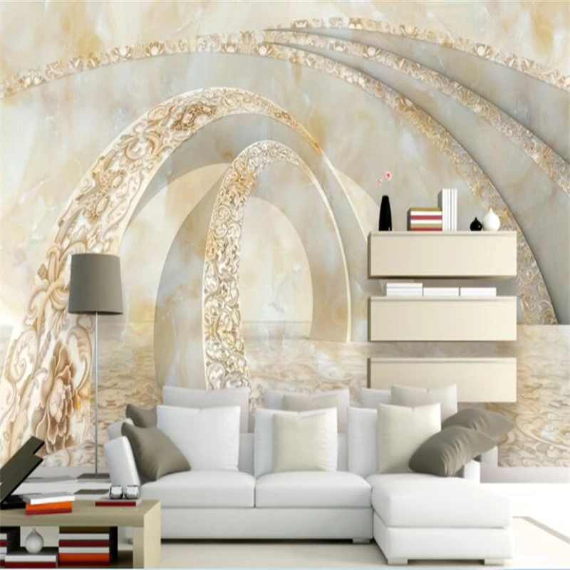 

beibehang Custom European marble 3D wallpaper for walls 3 d TV sofa mural background wall decoration wallpaper photo wallpaper