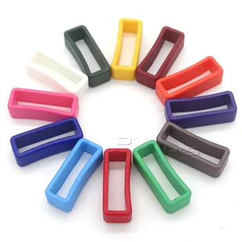 

50pcs/lot 1"(25mm) Colorful Belt Loop Keeper for Dog Collar Harness Backpack Straps