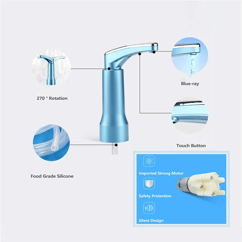 Drinking Water Pump Mineral Water Electric Water Suction Machine Automatic Pumping Device Hand Press Water Pumps #2m03 (9)