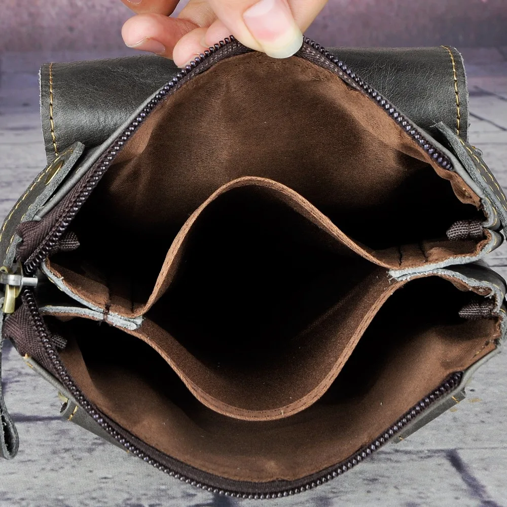 Кожаная мужская многофункциональная дизайнерская Повседневная сумка через плечо Mochila, модная поясная сумка с ремнем, чехол для телефона и планшета 8711-g