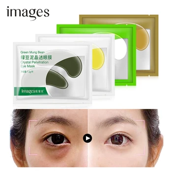 

IMAGES gold osmanthus Eye Mask 5 pairs Patches Anti-Wrinkle&Dark Circle Remover Eye bags Firming&Moisturizing Skin Puffiness