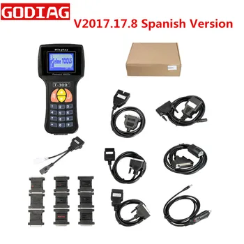 

2017.17.8 Spanish Version T300 T300+ Key Programmer Black T300 Key Programmer