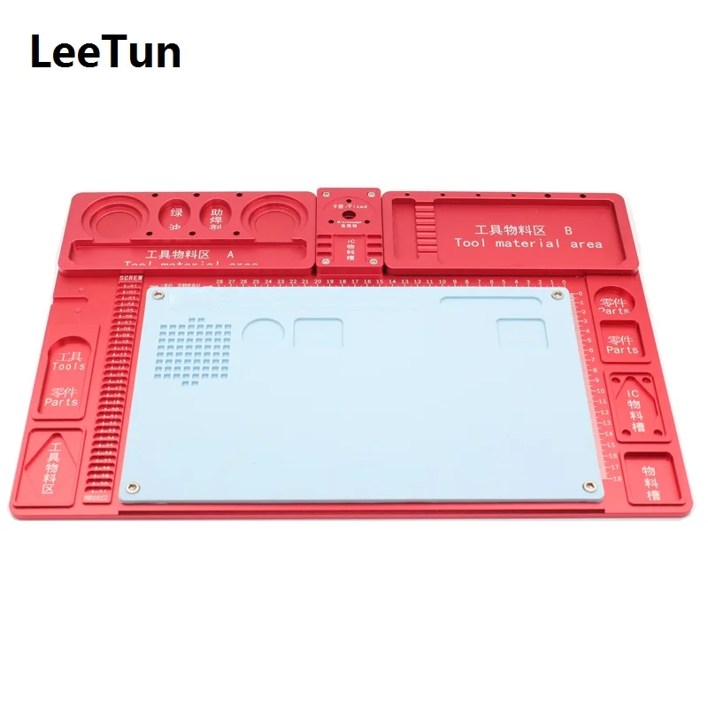 

Microscope Base Phone Repairing Tools Maintenance Platform with Resistance High Temperature Anti-static Welding Workbench Rubber
