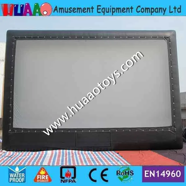 

Best quality seamless PVC inflatable movie screen inflatable rear projection movie screen inflatable film screen