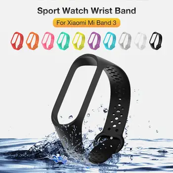 

TPU Smart Watch Band Wristband Colorful Strap Wristband Replacement Band Sport Watch Wrist Band for Xiaomi Mi Band 3 Bracelet