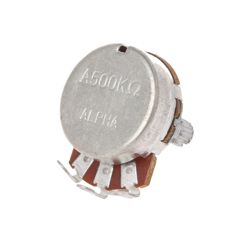 A500K Ом аудио Горшки потенциометра 24 мм базы заменить для Электрогитары #20/6L 3