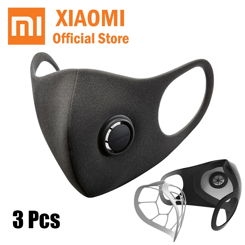 Xiaomi smartmi Anti fog mask PM 2.5 Haze Filter Mask Anti dust Cycling