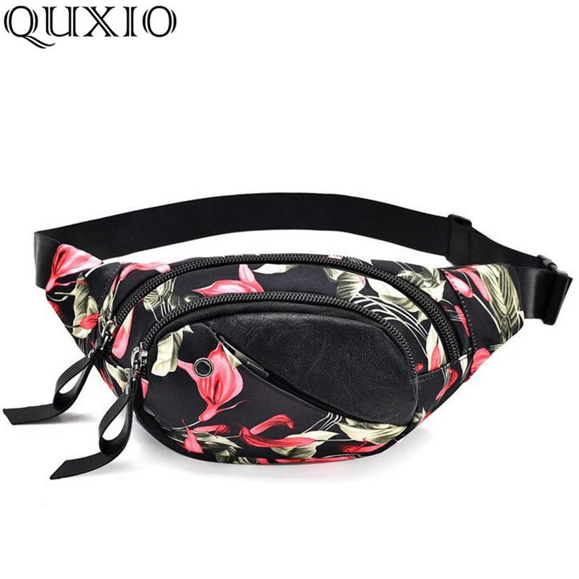 

Drop Shipping Women Waist Packs Bolsos Mujer Lady Beautiful Flower Girl Gift Woman Purse Phone Case Waist Bags Waterproof ZP001