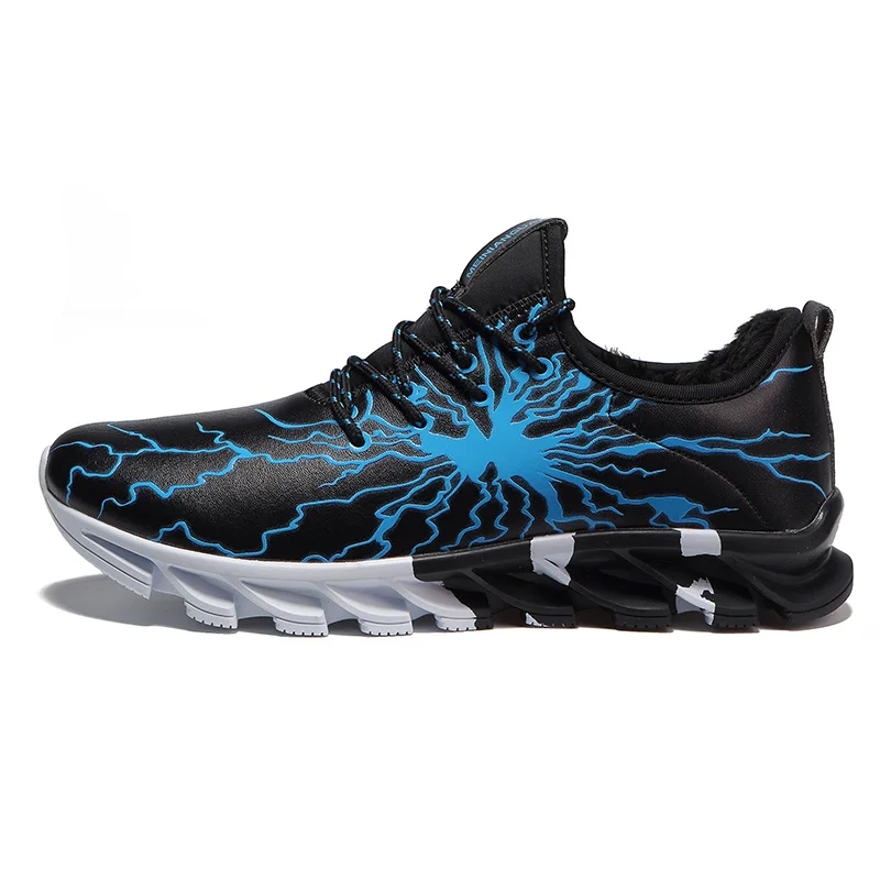 

Men's stylish personality casual sneakers breathable increase anti-slip wear comfortable shock absorber running shoes