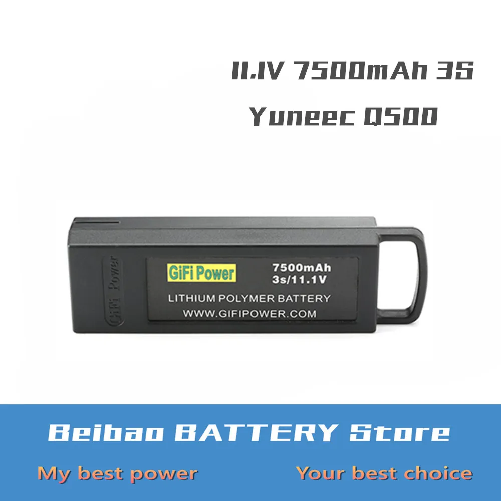 GIFI Power Upgrade 7500mAh 3S 11 1 V LiPo батарея для Yuneec Q500 + 4K PRO тайфуна RC дрона квадрокоптера