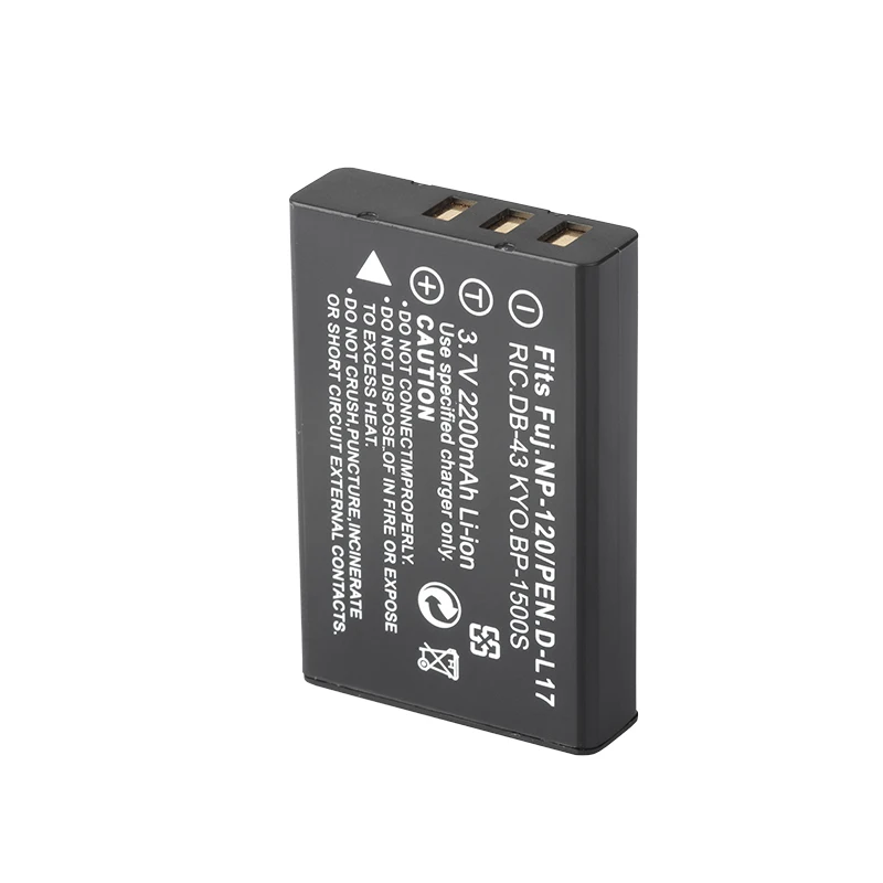 Dinto 2200mAh NP 120 NP120 перезаряжаемая камера Аккумулятор для FUJIFILM Finepix F10 F11 ZOOM фонарей