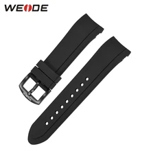 WEIDE Luxury Brand мужские Часы ПУ Ремешок Из Нержавеющей Стали пряжка Черный Цвет Ширина ленты 24 мм Длина Ремешка 21 см Высокой качество