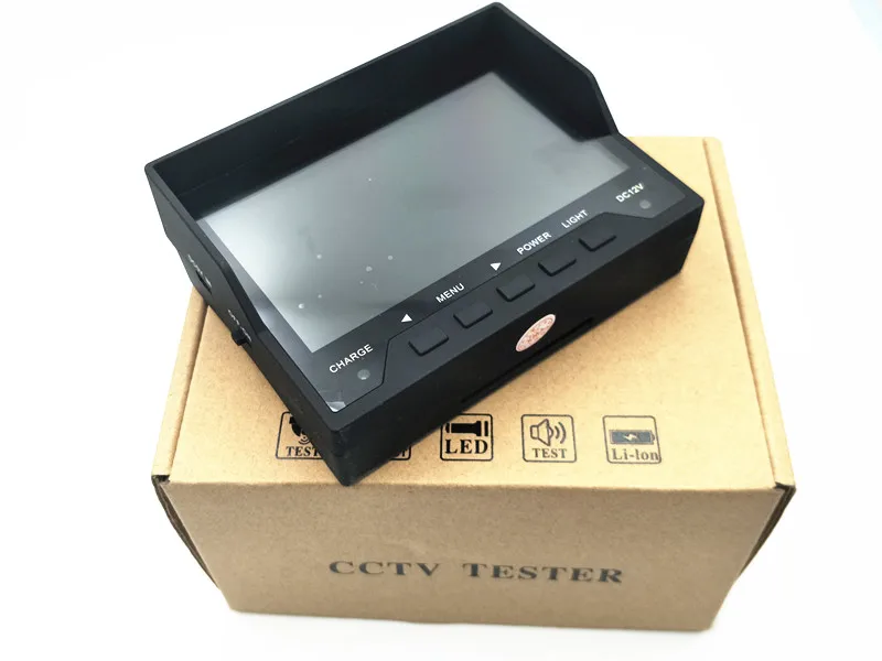 2MP AHD CCTV тестер 4 в 1 для TVI CVI CVBS фотомонитор с 2 дюймовым ЖК экраном 5V 2A 12V 1A|Монитор и
